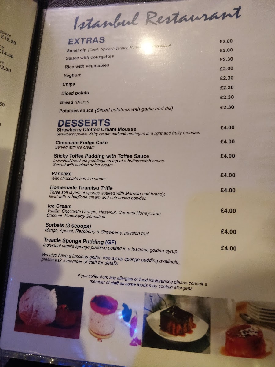 Menu Istanbul Barbeque Restaurant-1